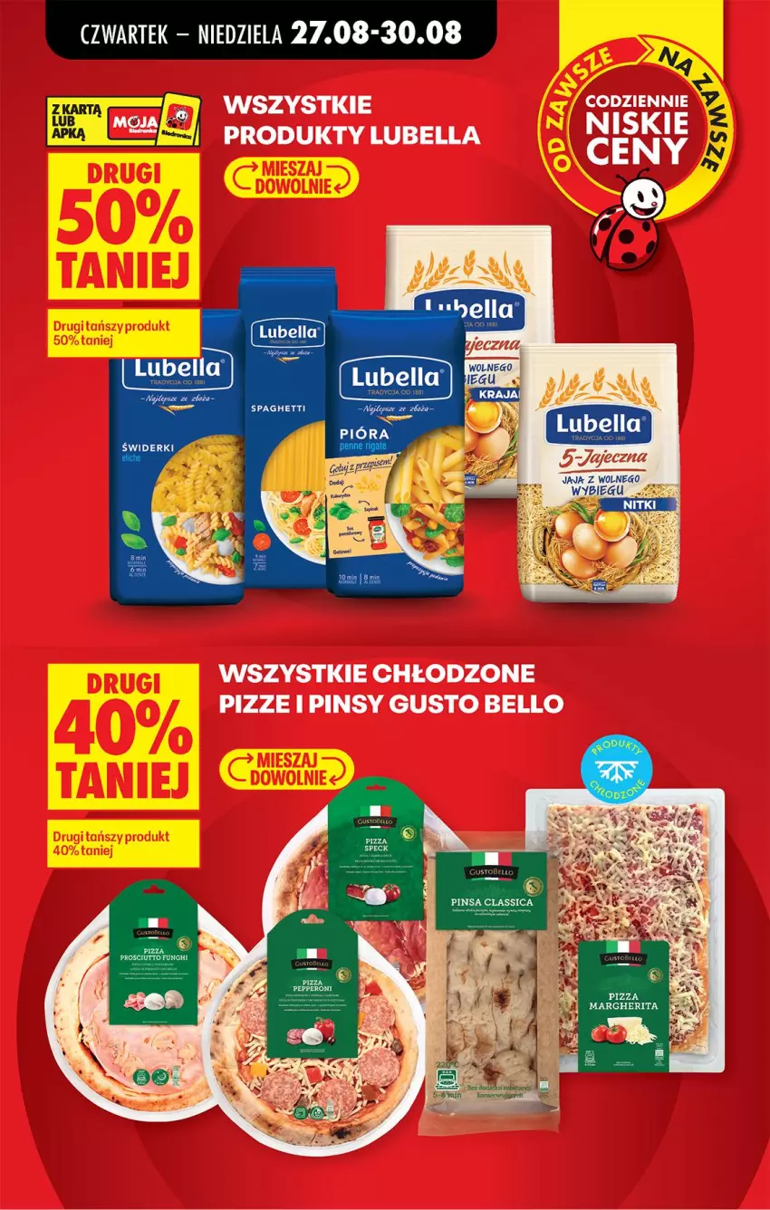 Gazetka promocyjna Biedronka - Od Czwartku - ważna 27.08 do 02.09.2026 - strona 13 - produkty: Bell, Fa, Jaja, Pizza, Prosciutto, Spaghetti