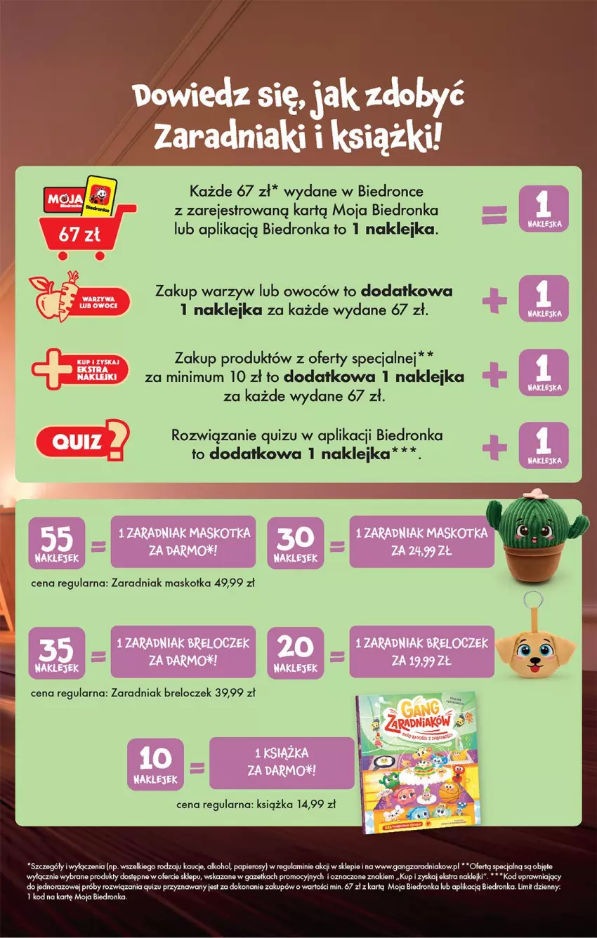 Gazetka promocyjna Biedronka - Od Czwartku - ważna 27.08 do 02.09.2026 - strona 49 - produkty: Breloczek, Fa, Klej, Książka, Papier, Quiz