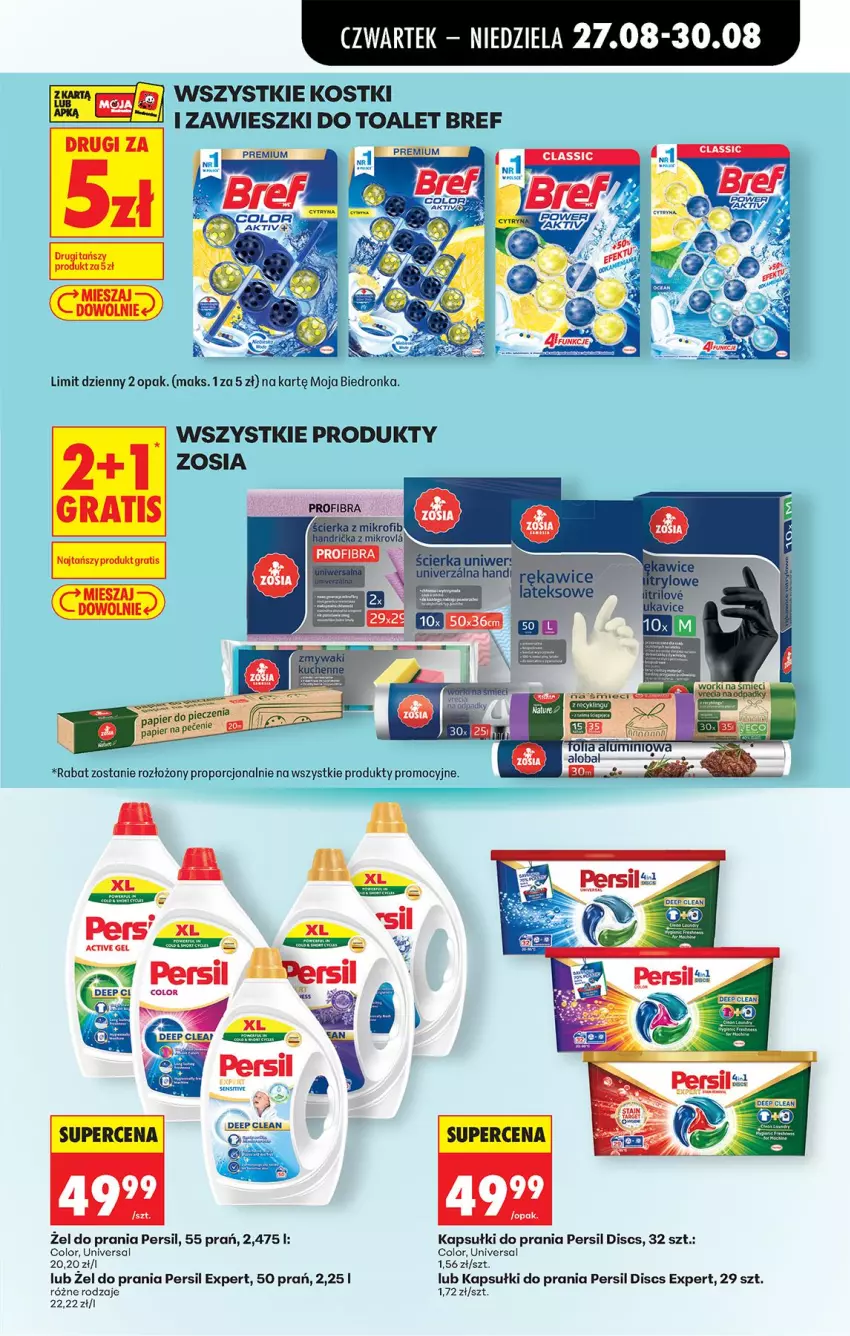 Gazetka promocyjna Biedronka - Od Czwartku - ważna 27.08 do 02.09.2026 - strona 81 - produkty: Bref, Fa, Gra, Kapsułki do prania, Persil, Por, Zawieszki