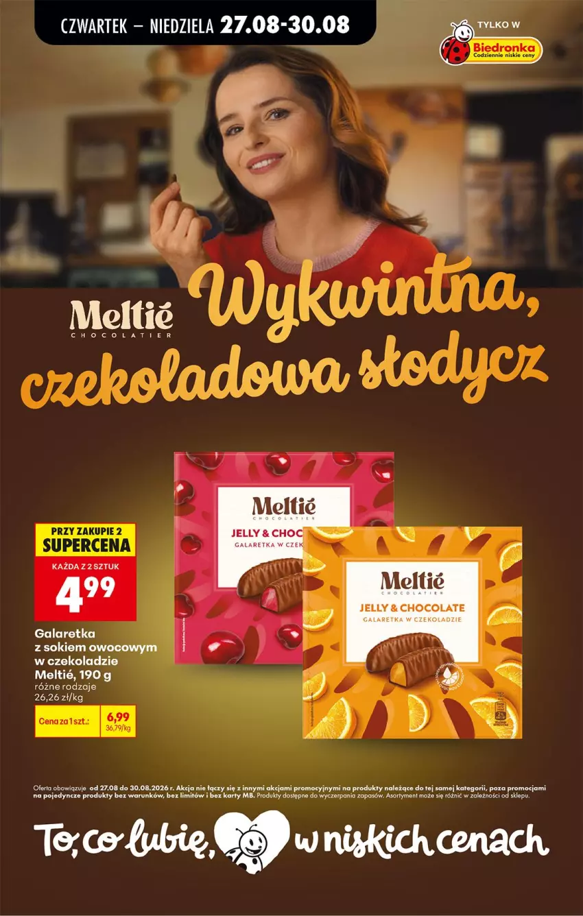 Gazetka promocyjna Biedronka - Od Czwartku - ważna 27.08 do 02.09.2026 - strona 87 - produkty: Gala, Galaretka, Sok