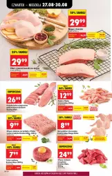 Gazetka promocyjna Biedronka - Od Czwartku - Gazetka - ważna od 02.09 do 02.09.2026 - strona 36 - produkty: Kurczak, Mięso wołowe, Mięso mielone, Filet z piersi kaczki, Polędwiczka wieprzowa, Tatar wołowy, Noga z kaczki, Skrzydełka z kurczaka, Kotlet, Mięso