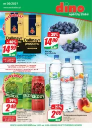 Gazetka promocyjna Dino - Gazetka - Gazetka - ważna od 03.08 do 03.08.2021 - strona 1 - produkty: Piwa, Piwo, Gra, Borówka, Dallmayr, Kawa mielona, Kawa, Redd's, Woda, Fa
