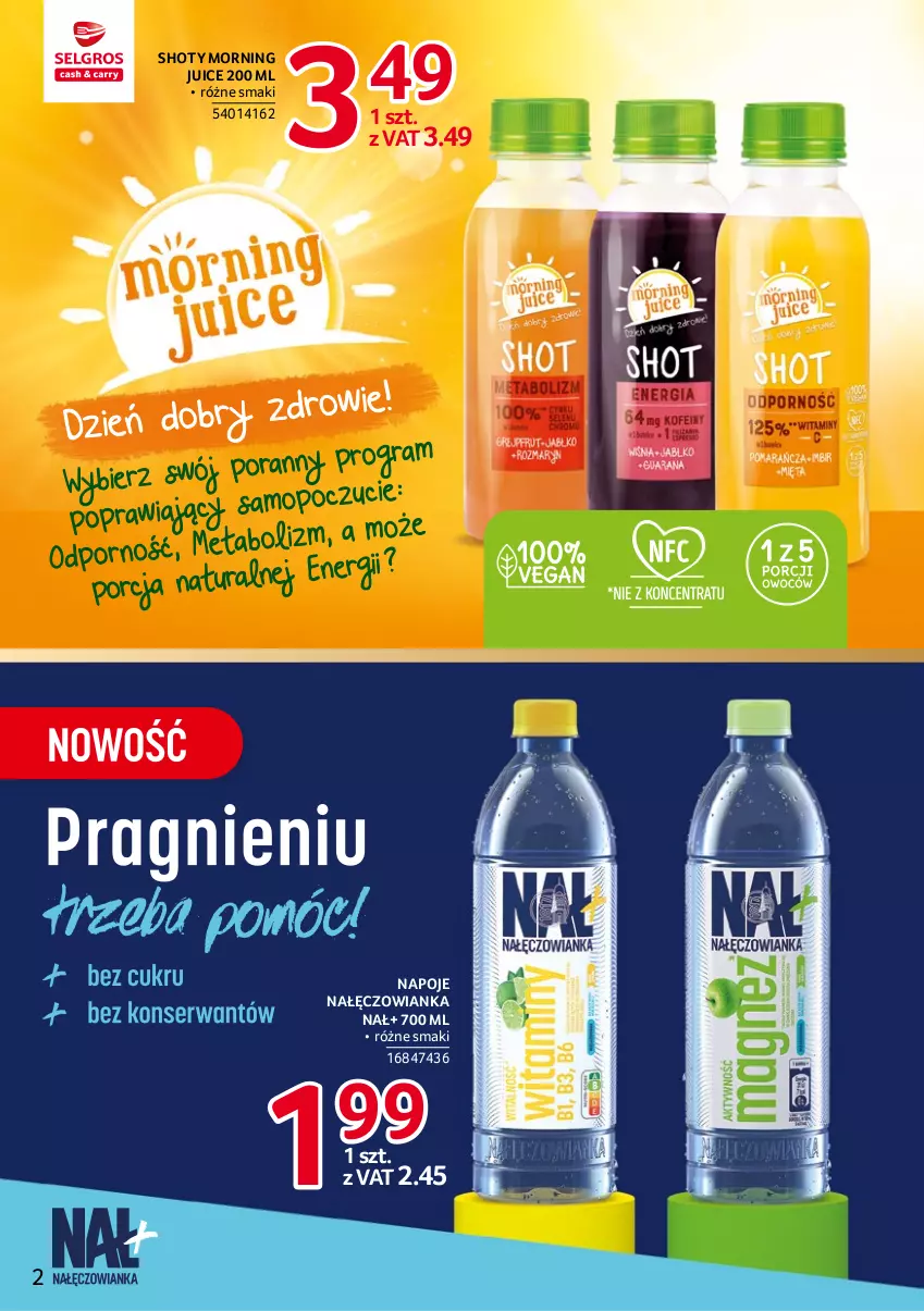 Gazetka promocyjna Selgros - Katalog Markowe Produkty - ważna 22.04 do 31.12.2022 - strona 2 - produkty: Nałęczowianka, Napoje