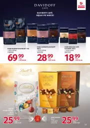 Gazetka promocyjna Selgros - Katalog Markowe Produkty - Gazetka - ważna od 31.12 do 31.12.2022 - strona 11 - produkty: Kawa ziarnista, Lindor, Kawa mielona, Kawa, Davidoff, Lindt