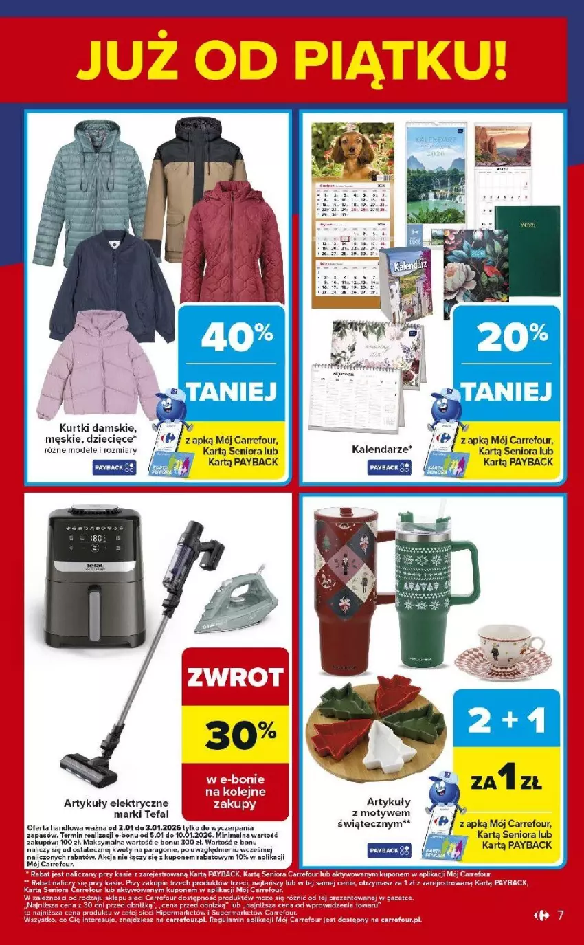 Gazetka promocyjna Carrefour - Gazetka Weekend okazji już od piątku! - ważna 02.01 do 03.01.2026 - strona 7 - produkty: Dzieci, Fa, Olej, Tefal