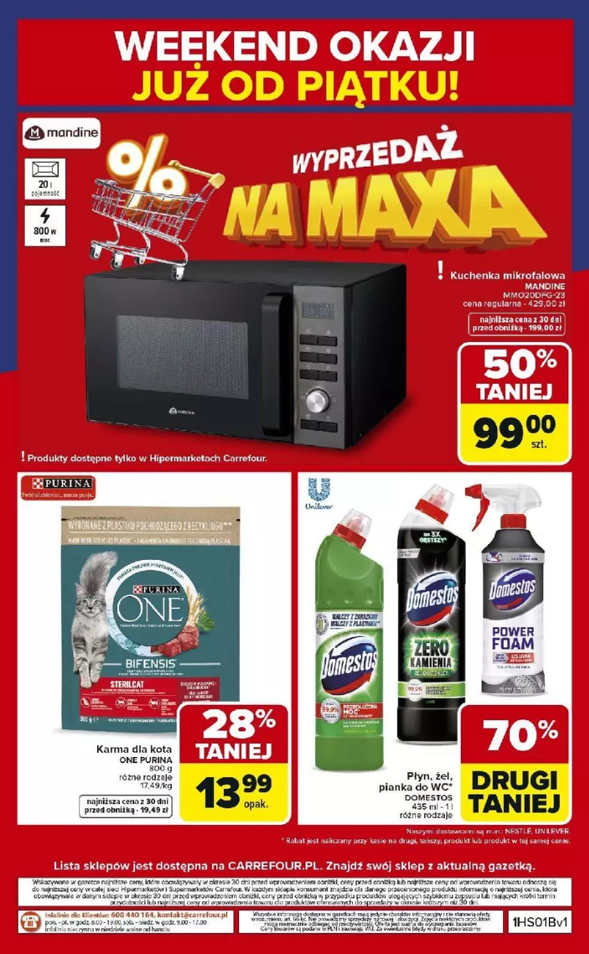 Gazetka promocyjna Carrefour - Gazetka Weekend okazji już od piątku! - ważna 02.01 do 03.01.2026 - strona 8 - produkty: Fa, LG, Pur, Purina, Taca