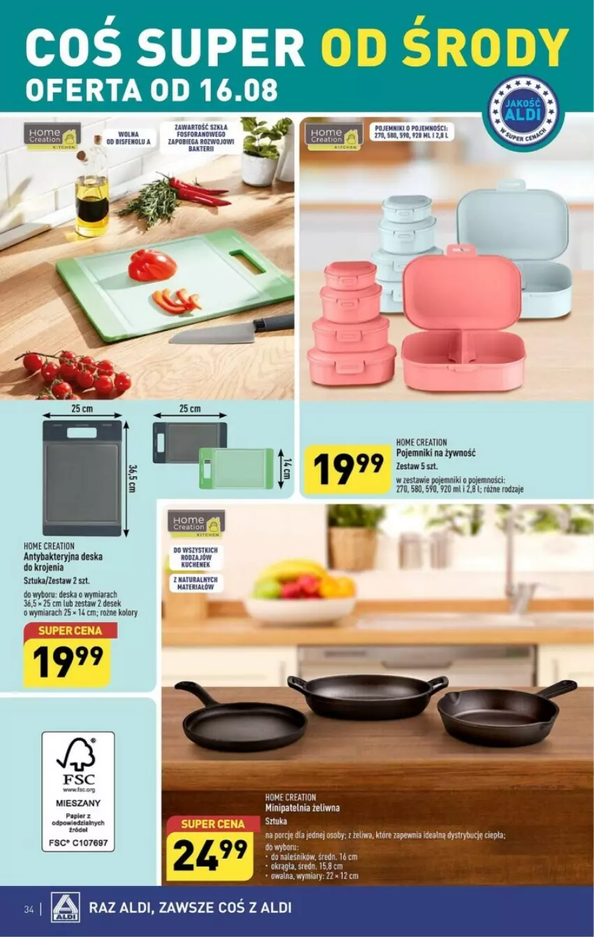 Gazetka promocyjna Aldi - ważna 14.08 do 19.08.2023 - strona 28 - produkty: Pojemnik