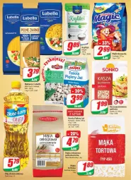 Gazetka promocyjna Dino - Gazetka - Gazetka - ważna od 26.10 do 26.10.2021 - strona 8 - produkty: Lubella, Makaron, Bell, Kasza jęczmienna, Kuchnia, Ksylitol, Fasola, Sonko, Spaghetti, Mąka, Bella, Olej słonecznikowy, Kasza, Olej, Mąka tortowa, Fa