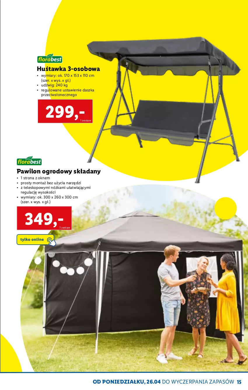 Gazetka promocyjna Lidl - KATALOG SKLEPU ONLINE - ważna 06.04 do 30.04.2021 - strona 15 - produkty: Dźwig, Huśtawka, Sok, Teleskop