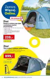 Gazetka promocyjna Lidl - KATALOG SKLEPU ONLINE - Gazetka - ważna od 30.04 do 30.04.2021 - strona 4 - produkty: Namiot, Pompka, Waga