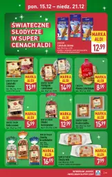Gazetka promocyjna Aldi - Pełna oferta - Gazetka - ważna od 21.12 do 21.12.2025 - strona 23 - produkty: Piec, Strucla, Ciastka, Rum, Orzechy w czekoladzie, Stek, LANA, Czekolada, Chleb, Likier jajeczny, Brandy, Likier, Jabłka