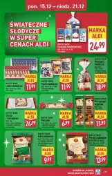 Gazetka promocyjna Aldi - Pełna oferta - Gazetka - ważna od 21.12 do 21.12.2025 - strona 25 - produkty: Strucla, Piernik, Ser, Lizaki czekoladowe, Tonik, Baton, Lizaki, Strucla z marcepanem