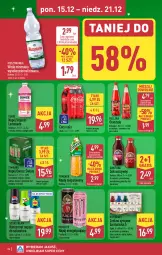 Gazetka promocyjna Aldi - Pełna oferta - Gazetka - ważna od 21.12 do 21.12.2025 - strona 26 - produkty: Dawtona, Sok, Mus, Gra, Kaktus, Napoje, Maliny, Oranżada, Hellena, Muszynianka, Tymbark, Syrop, Oshee, Woda mineralna, Owoce, Napój niegazowany, Woda, Mango, Napój, Mięta, Kokos, Grejpfrut