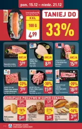 Gazetka promocyjna Aldi - Pełna oferta - Gazetka - ważna od 21.12 do 21.12.2025 - strona 8 - produkty: Piec, Kurczak, Halibut, Mięso mielone z szynki, Mięso mielone, Bułka fitness, Mięsne specjały, Karp, Schab wieprzowy, Pieczywo, Chleb, Bułka, Mięso