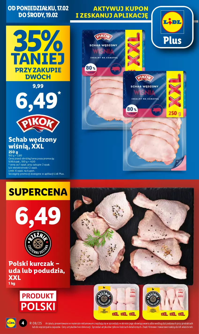 Gazetka promocyjna Lidl - GAZETKA - ważna 17.02 do 19.02.2025 - strona 2 - produkty: Kurczak