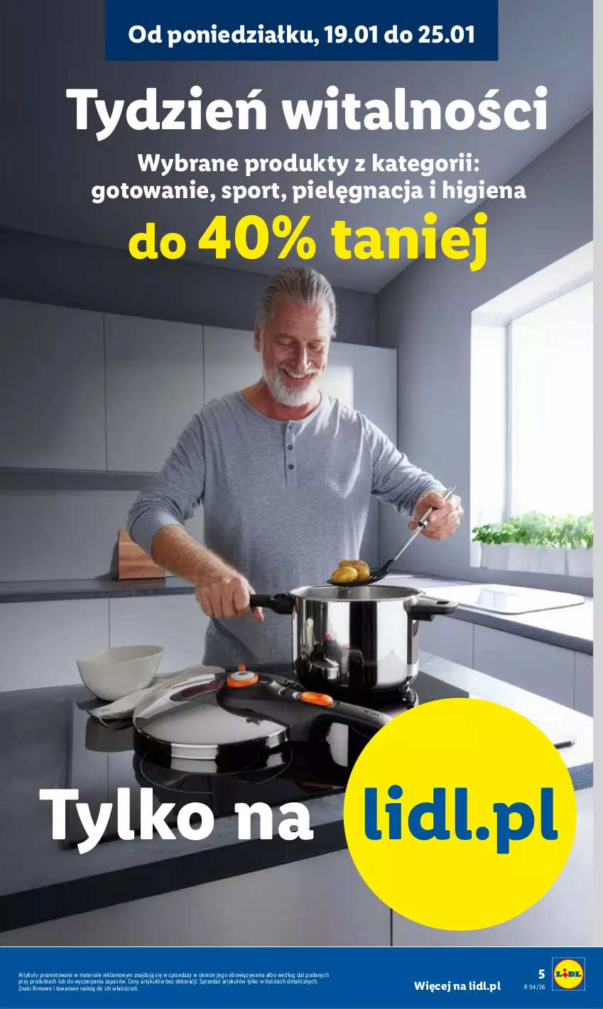 Gazetka promocyjna Lidl - GAZETKA - ważna 19.01 do 25.01.2026 - strona 5 - produkty: Por, Sport