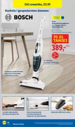 Gazetka promocyjna Lidl - GAZETKA - Gazetka - ważna od 25.01 do 25.01.2026 - strona 32 - produkty: Odkurzacz, Top, Ser, Anew, Kuchnia, Szczotka, Bosch, Akumulator