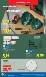 Gazetka promocyjna Lidl - GAZETKA - Gazetka - ważna od 25.01 do 25.01.2026 - strona 40 - produkty: Parkside, Pasek, Regał, Bateria, Ogród, Podkład