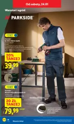 Gazetka promocyjna Lidl - GAZETKA - Gazetka - ważna od 25.01 do 25.01.2026 - strona 42 - produkty: Parkside, Telefon, Body, Buty, Buty robocze, Spodnie, Ogród