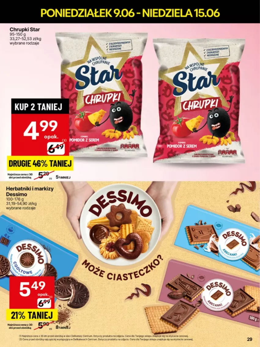 Gazetka promocyjna Delikatesy Centrum - Franczyza DC24 Poniedziałek - ważna 09.06 do 15.06.2025 - strona 29 - produkty: Chrupki, Herbatniki, Rum