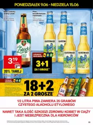 Gazetka promocyjna Delikatesy Centrum - Franczyza DC24 Poniedziałek - Gazetka - ważna od 15.06 do 15.06.2025 - strona 33 - produkty: Piwa, Piwo, Piec, Gra, Kosz, Tyskie, Harnaś, K2