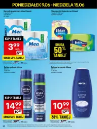Gazetka promocyjna Delikatesy Centrum - Franczyza DC24 Poniedziałek - Gazetka - ważna od 15.06 do 15.06.2025 - strona 34 - produkty: Papier, Velvet, Ręcznik, Rolki, Chusteczki, Nivea