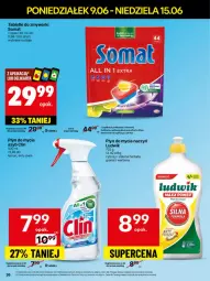 Gazetka promocyjna Delikatesy Centrum - Franczyza DC24 Poniedziałek - Gazetka - ważna od 15.06 do 15.06.2025 - strona 36 - produkty: Ludwik, Rum, Koc, Gra, Do mycia naczyń, Tablet, Granat, Clin, Płyn do mycia naczyń, Somat, Płyn do mycia, Zmywarki, Herbata, Tabletki do zmywarki