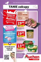 Gazetka promocyjna Auchan - Gazetka Tanie Zakupy Supermarket Auchan - Gazetka - ważna od 09.08 do 09.08.2023 - strona 1 - produkty: Kawa rozpuszczalna, Kawa, Lody, Zielona Budka, Kiełbasa biała, Jacobs, Kiełbasa