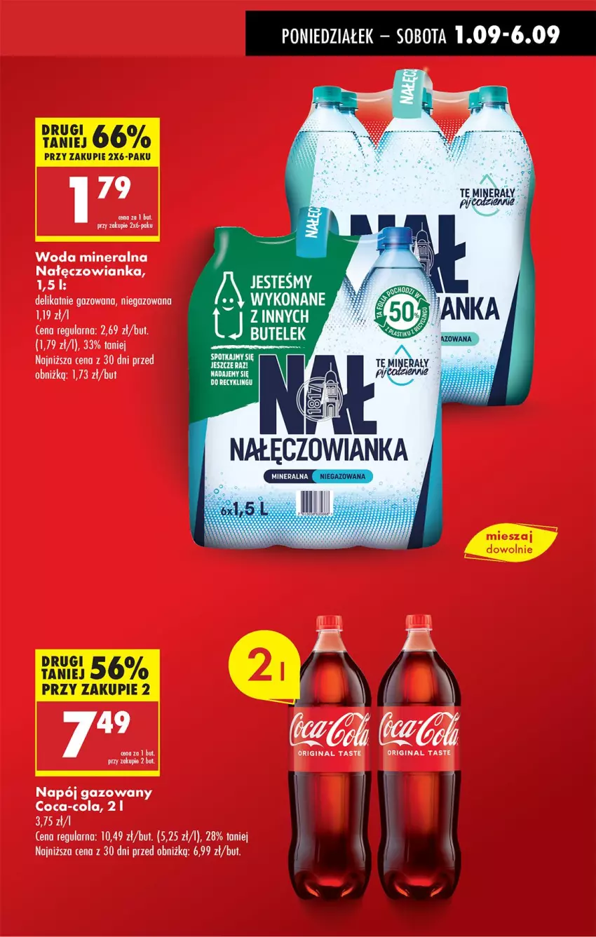 Gazetka promocyjna Biedronka - Od Poniedziałku - ważna 01.09 do 06.09.2025 - strona 11 - produkty: Coca-Cola, Gin
