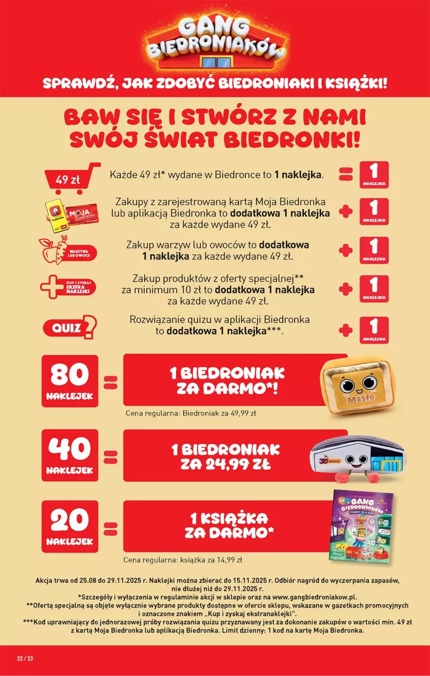 Gazetka promocyjna Biedronka - Od Poniedziałku - ważna 01.09 do 06.09.2025 - strona 24 - produkty: Klej, Książka, Quiz, Tran