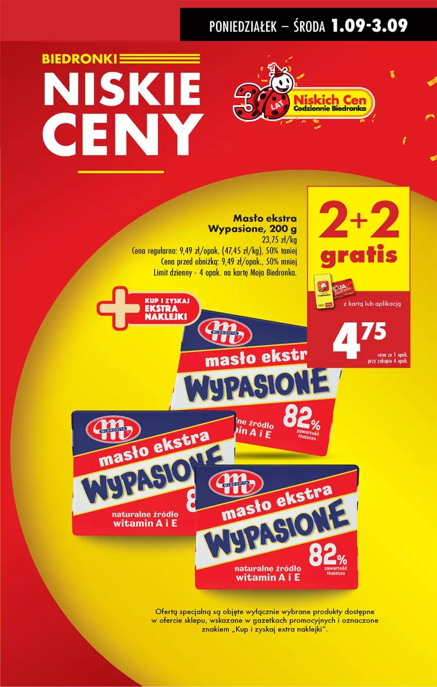 Gazetka promocyjna Biedronka - Od Poniedziałku - ważna 01.09 do 06.09.2025 - strona 3 - produkty: Klej, Masło