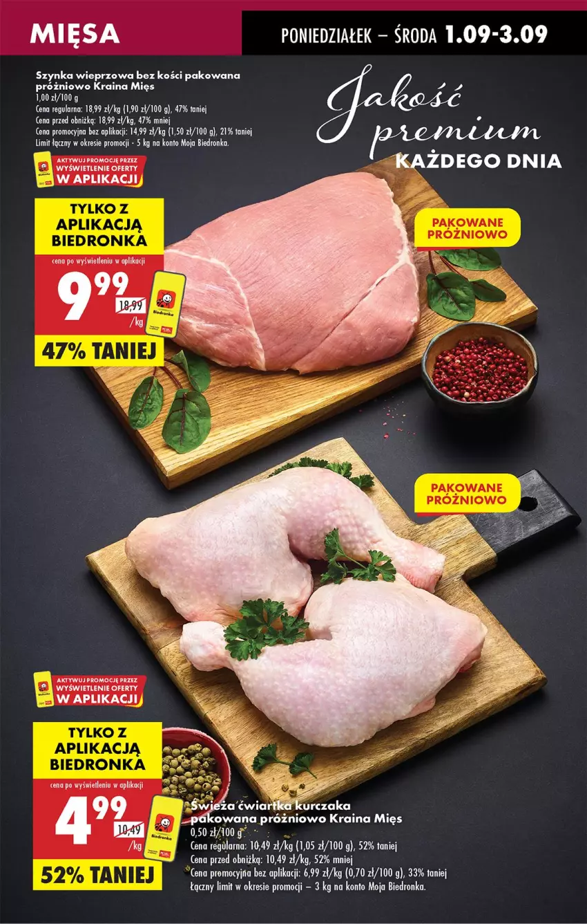 Gazetka promocyjna Biedronka - Od Poniedziałku - ważna 01.09 do 06.09.2025 - strona 31 - produkty: Szynka, Szynka wieprzowa