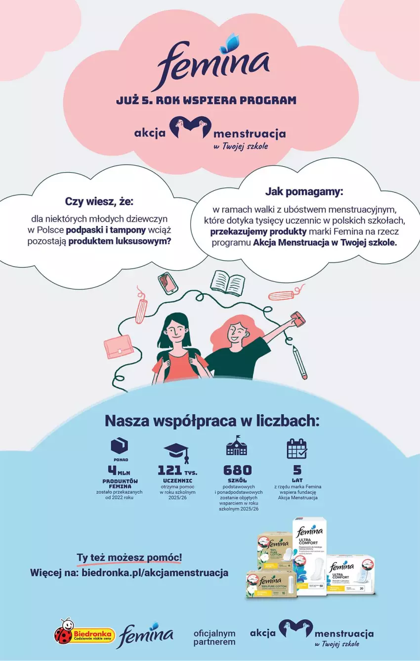 Gazetka promocyjna Biedronka - Od Poniedziałku - ważna 01.09 do 06.09.2025 - strona 74 - produkty: Gra, Podpaski, Rama, Tampony