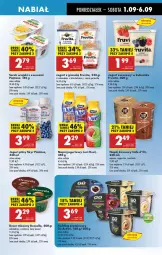 Gazetka promocyjna Biedronka - Od Poniedziałku - Gazetka - ważna od 06.09 do 06.09.2025 - strona 39 - produkty: Serek wiejski, Deser mleczny, Ser, Por, Gra, Jogurt owocowy, Piątnica, Jogurt, Chia, Leon, Serek, Pudding, Owoce, Deser, Cappuccino, Napój, Jogurt pitny, Fa