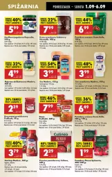 Gazetka promocyjna Biedronka - Od Poniedziałku - Gazetka - ważna od 06.09 do 06.09.2025 - strona 47 - produkty: Majonez, Ketchup, Koncentrat pomidorowy, Sos, Rum, Bell, Hamburger, Sos czosnkowy, Konfitura, Burger, Pudliszki, Kakao, Pomidory