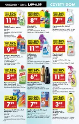 Gazetka promocyjna Biedronka - Od Poniedziałku - Gazetka - ważna od 06.09 do 06.09.2025 - strona 56 - produkty: Ludwik, Domestos, Gra, Cif, Ajax, Spray do czyszczenia, Zawieszka do wc, Clin, Kret, Odplamiacz, Mleczko, Płyn do płukania, Płyn do wc, Flora, Płyn do szyb