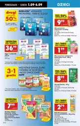 Gazetka promocyjna Biedronka - Od Poniedziałku - Gazetka - ważna od 06.09 do 06.09.2025 - strona 58 - produkty: HiPP, Sok, Ser, Ryż, Por, Mus, Gerber, BoboVita, O nas, Chrupki, Dada, Leon, Owsianka, Tonik, Baton, Deser, Karmi, Mleko, BEBILON, Hipp Bio