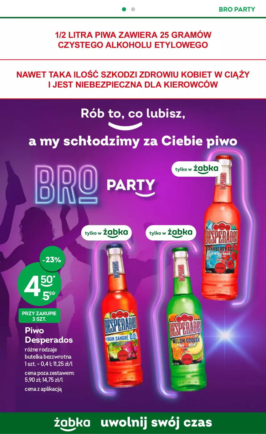 Gazetka promocyjna Żabka - ważna 09.11 do 15.11.2022 - strona 20 - produkty: Desperados, Gra, Piec, Piwa, Piwo