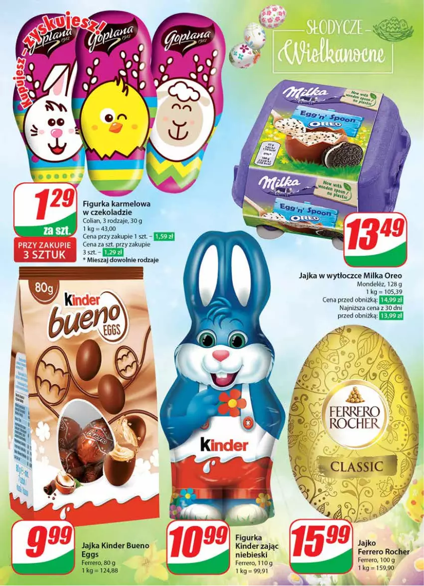 Gazetka promocyjna Dino - Gazetka 11/2024 - ważna 13.03 do 19.03.2024 - strona 9 - produkty: Ferrero, Kinder, Kinder Bueno, Milka, Oreo