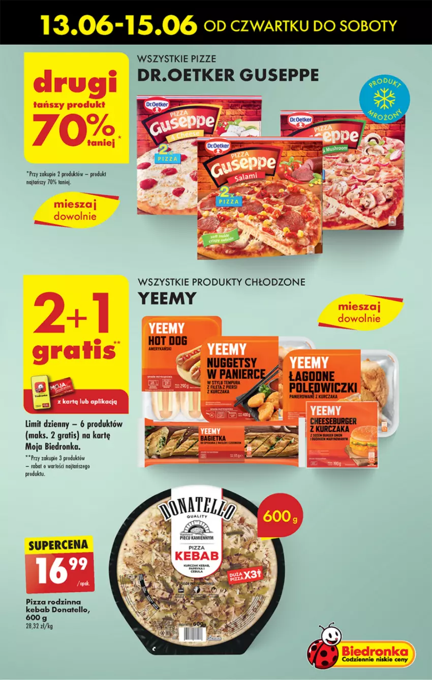 Gazetka promocyjna Biedronka - Od czwartku - ważna 13.06 do 19.06.2024 - strona 33 - produkty: Bagietka, Gra, Kebab, Kurczak, Pizza