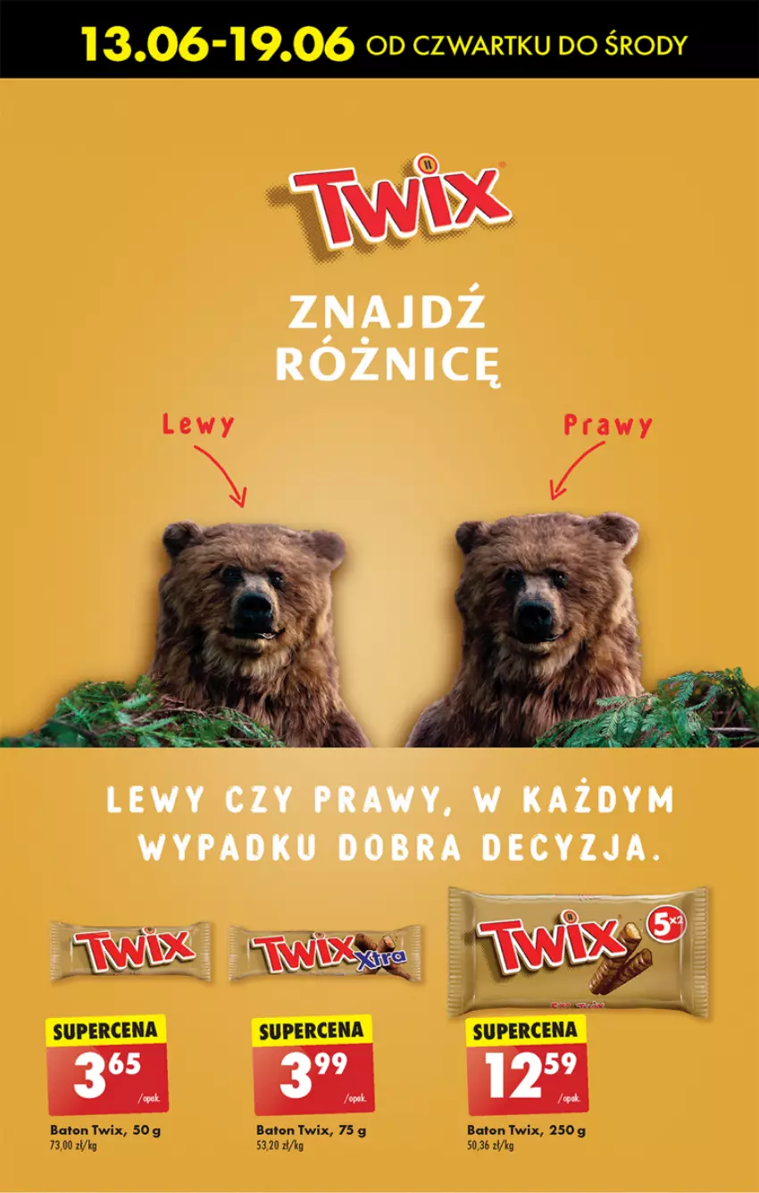 Gazetka promocyjna Biedronka - Od czwartku - ważna 13.06 do 19.06.2024 - strona 37 - produkty: Baton, Twix