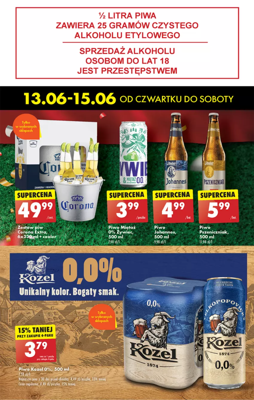 Gazetka promocyjna Biedronka - Od czwartku - ważna 13.06 do 19.06.2024 - strona 43 - produkty: Gra, Kozel, Piwa, Piwo