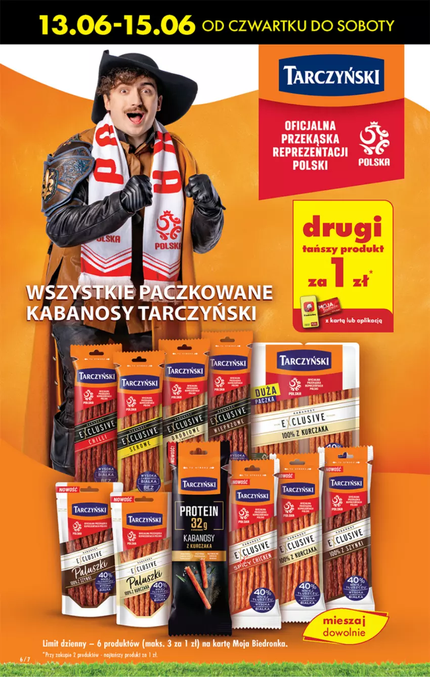 Gazetka promocyjna Biedronka - Od czwartku - ważna 13.06 do 19.06.2024 - strona 8 - produkty: Kabanos, Lalka, Tarczyński