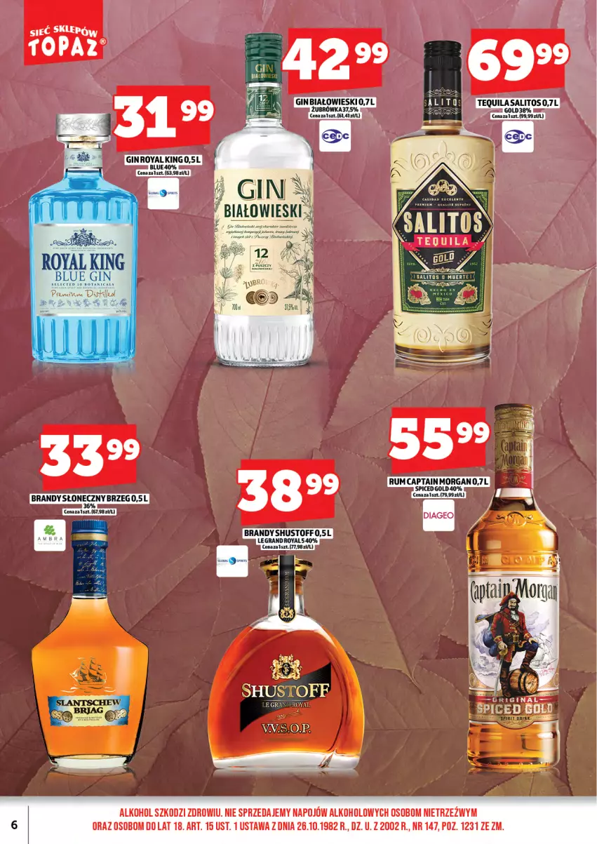 Gazetka promocyjna Topaz - Gazetka - ważna 01.11 do 16.11.2025 - strona 8 - produkty: Gin, Gra
