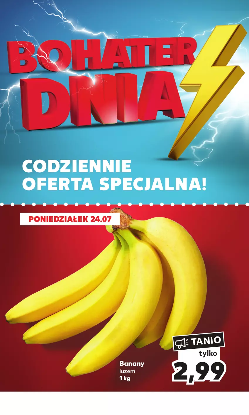 Gazetka promocyjna Kaufland - Mocny Start - ważna 24.07 do 26.07.2023 - strona 2 - produkty: Banany