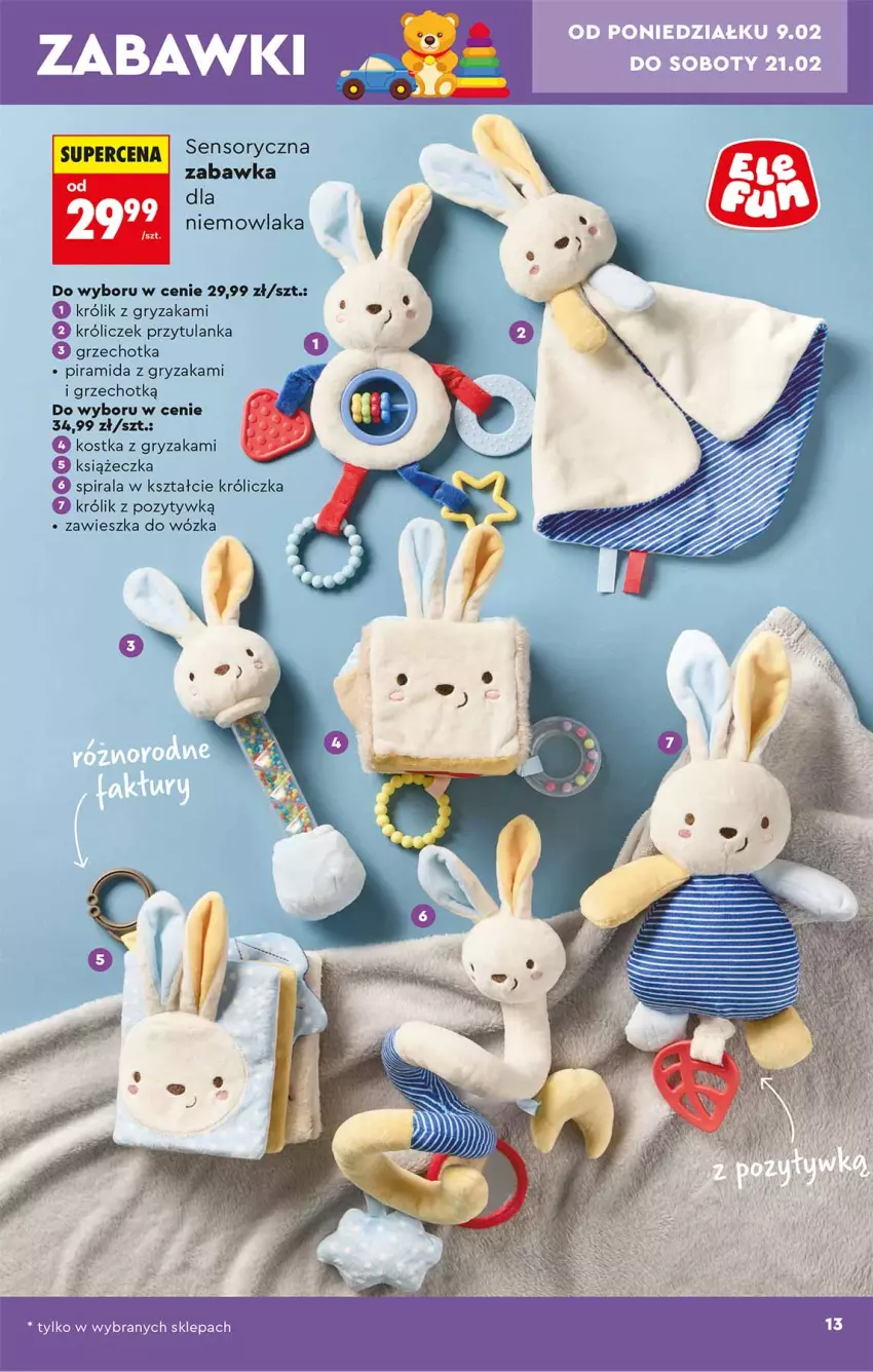 Gazetka promocyjna Biedronka - Okazje Tygodnia - ważna 07.02 do 21.02.2026 - strona 13 - produkty: Gry, Królik, Zabawka