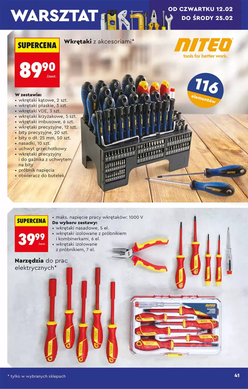 Gazetka promocyjna Biedronka - Okazje Tygodnia - ważna 07.02 do 21.02.2026 - strona 41 - produkty: Kret, Otwieracz, Wkręt