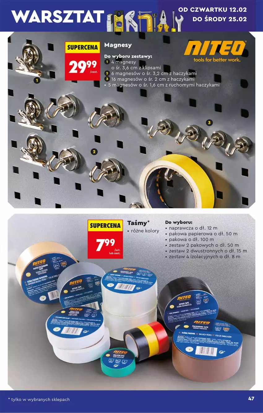 Gazetka promocyjna Biedronka - Okazje Tygodnia - ważna 07.02 do 21.02.2026 - strona 47 - produkty: Fa, Haczyk, Papier