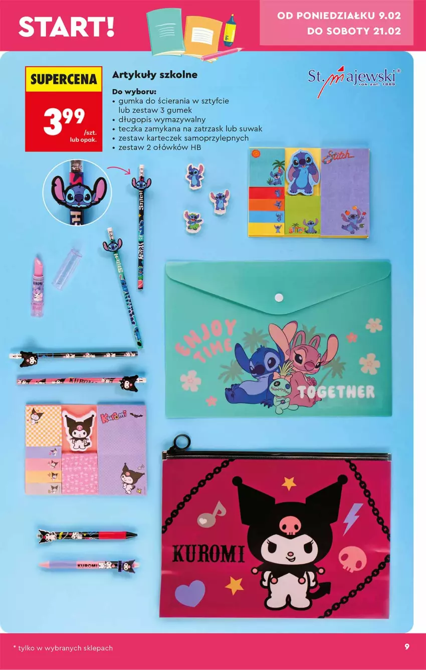 Gazetka promocyjna Biedronka - Okazje Tygodnia - ważna 07.02 do 21.02.2026 - strona 9 - produkty: Długopis, Mop