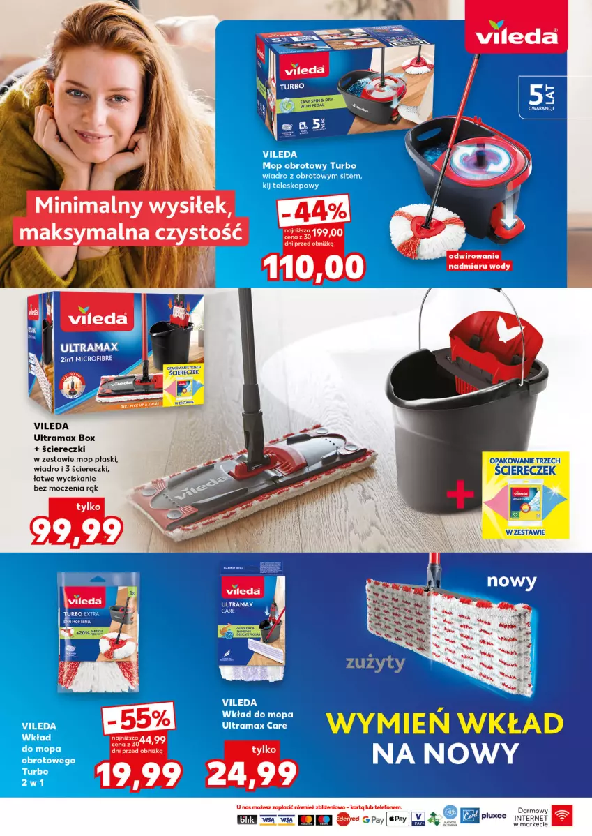 Gazetka promocyjna Kaufland - Kaufland - ważna 03.06 do 17.06.2026 - strona 2 - produkty: Mop, Rama, Telefon, Vileda, Wiadro